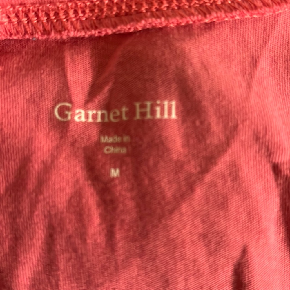 Garnet Hill Womens size medium pink tank dress with floral appliqués - Picture 6 of 8